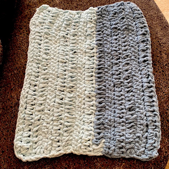Small cozy crocheted pet blanket
